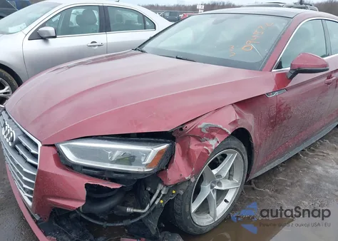 2018 Audi A5 2.0T Premium из США, поврежденный, VIN WAUENCF51JA094572